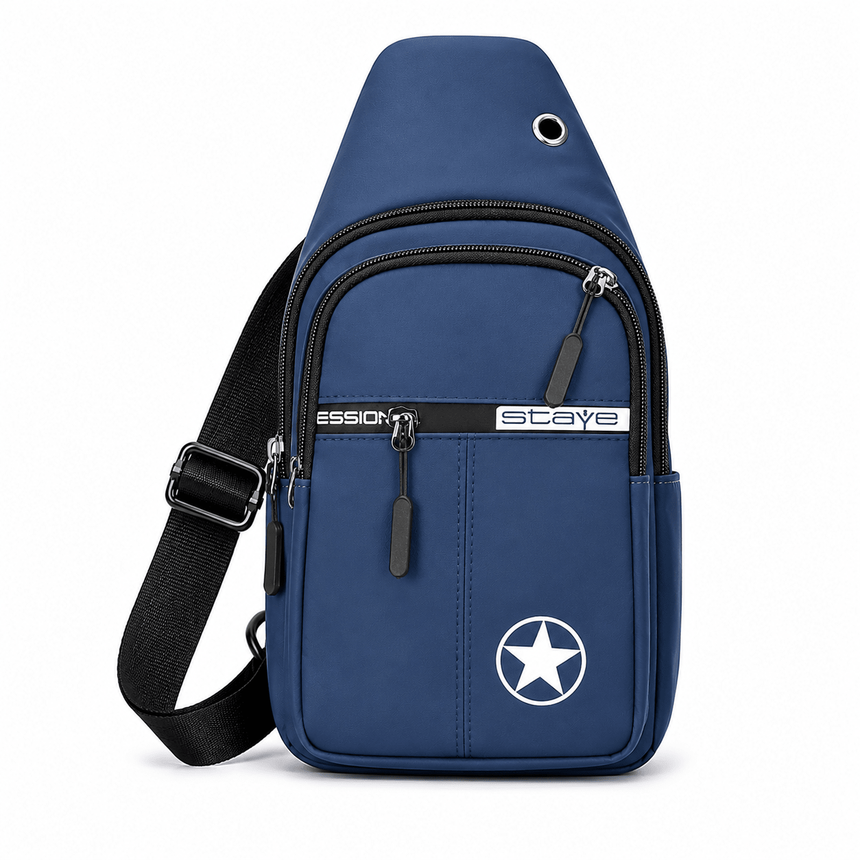 Cross Body Shoulder Bag Men Fashion Multifunction Travel Shoulder Bag - Blue - Win Bachat