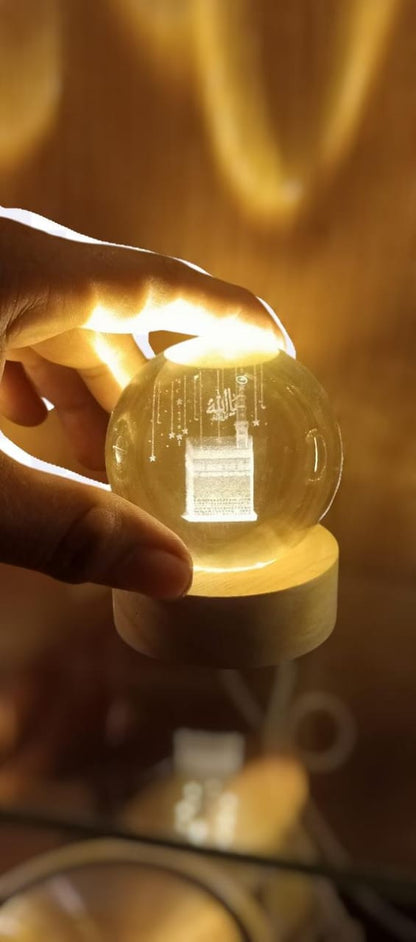 Crystal ball lamp (islamic) - Win Bachat