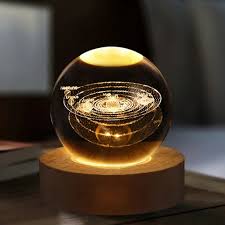Crystal Ball Lamp (Solar System) - Win Bachat