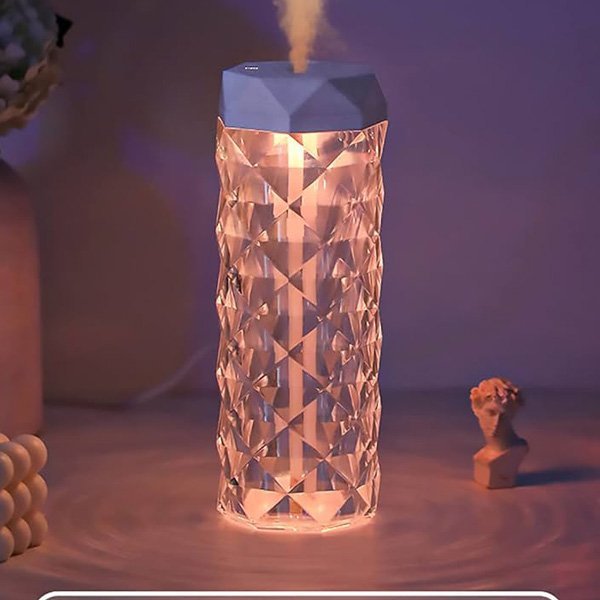 Crystal lamp with humidifier - Win Bachat