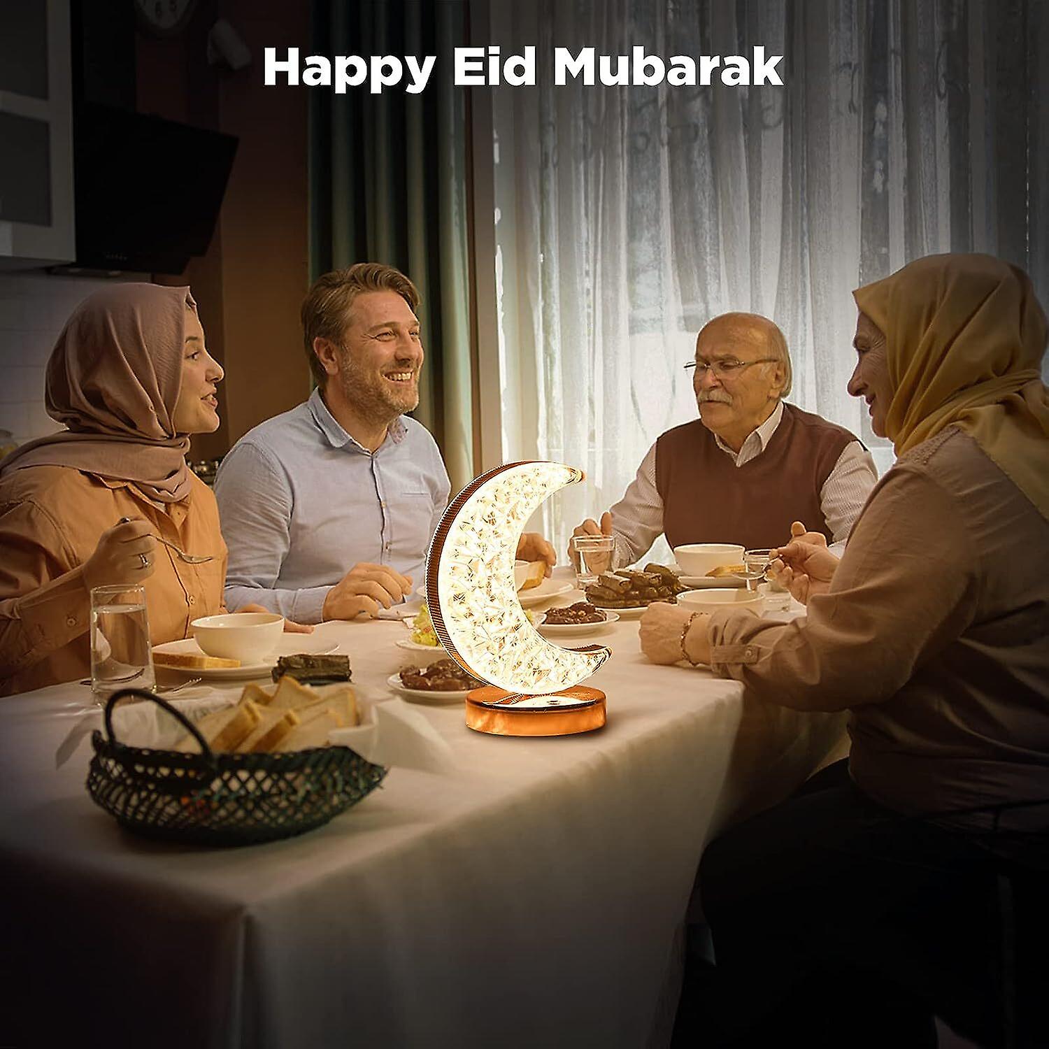 Crystal Moon Table Lamp - Win Bachat