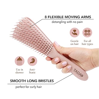 CURLING HAIR BRUSH ADJUSTABLE - Win Bachat