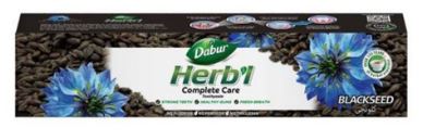 DABUR HERBAL TOOTHPASTE BLACK SEED 100GM - Win Bachat