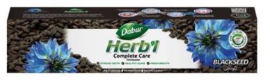 DABUR HERBAL TOOTHPASTE BLACK SEED 200GM - Win Bachat