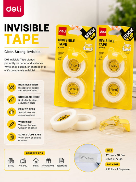 Deli Invisible Tape - Win Bachat