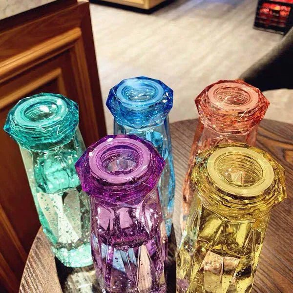 Diamond Water Bottle 420ml Transparent - Win Bachat