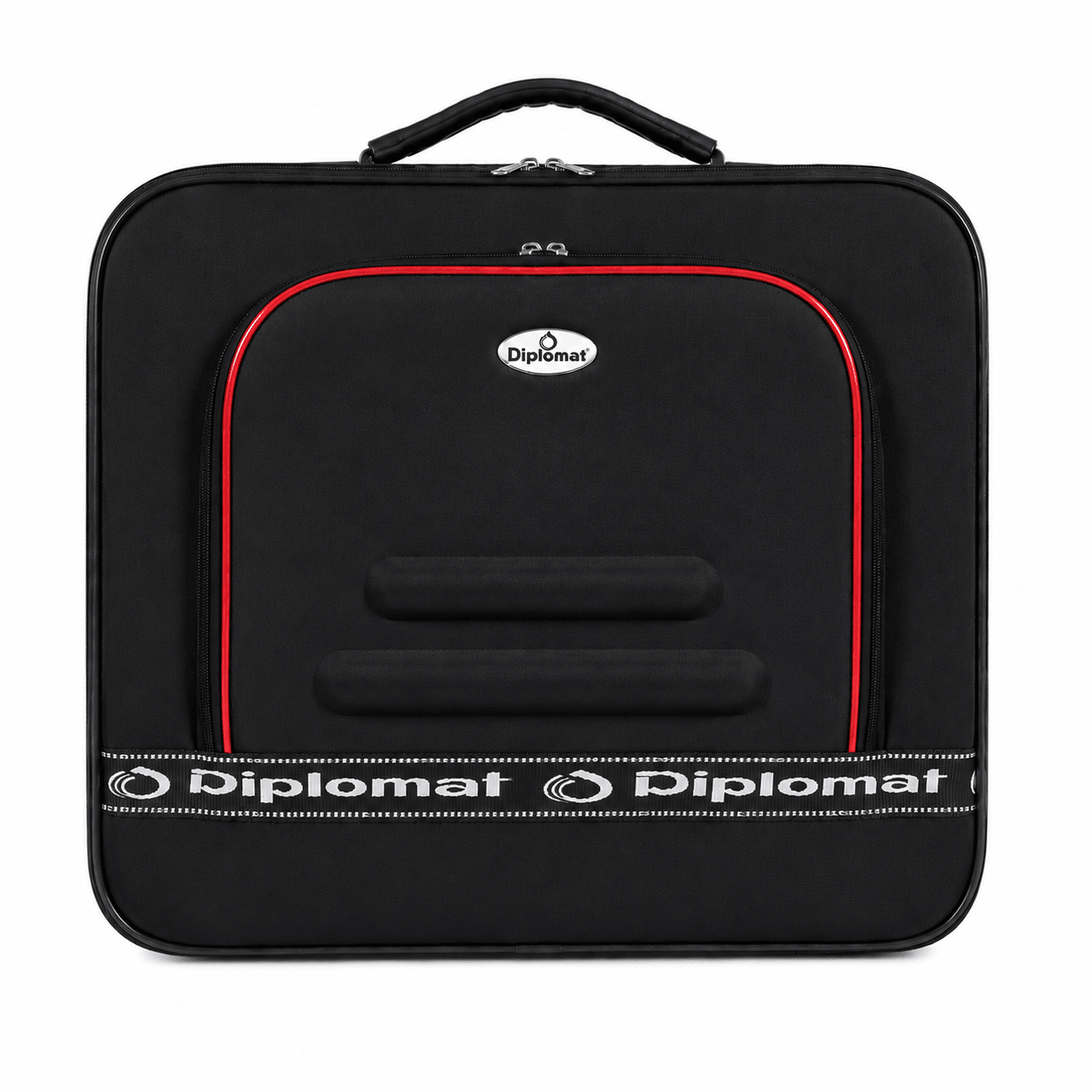 Diplomat Soft - Side Travel Suitcase Is Made Of Lightweight - Black - Win Bachat