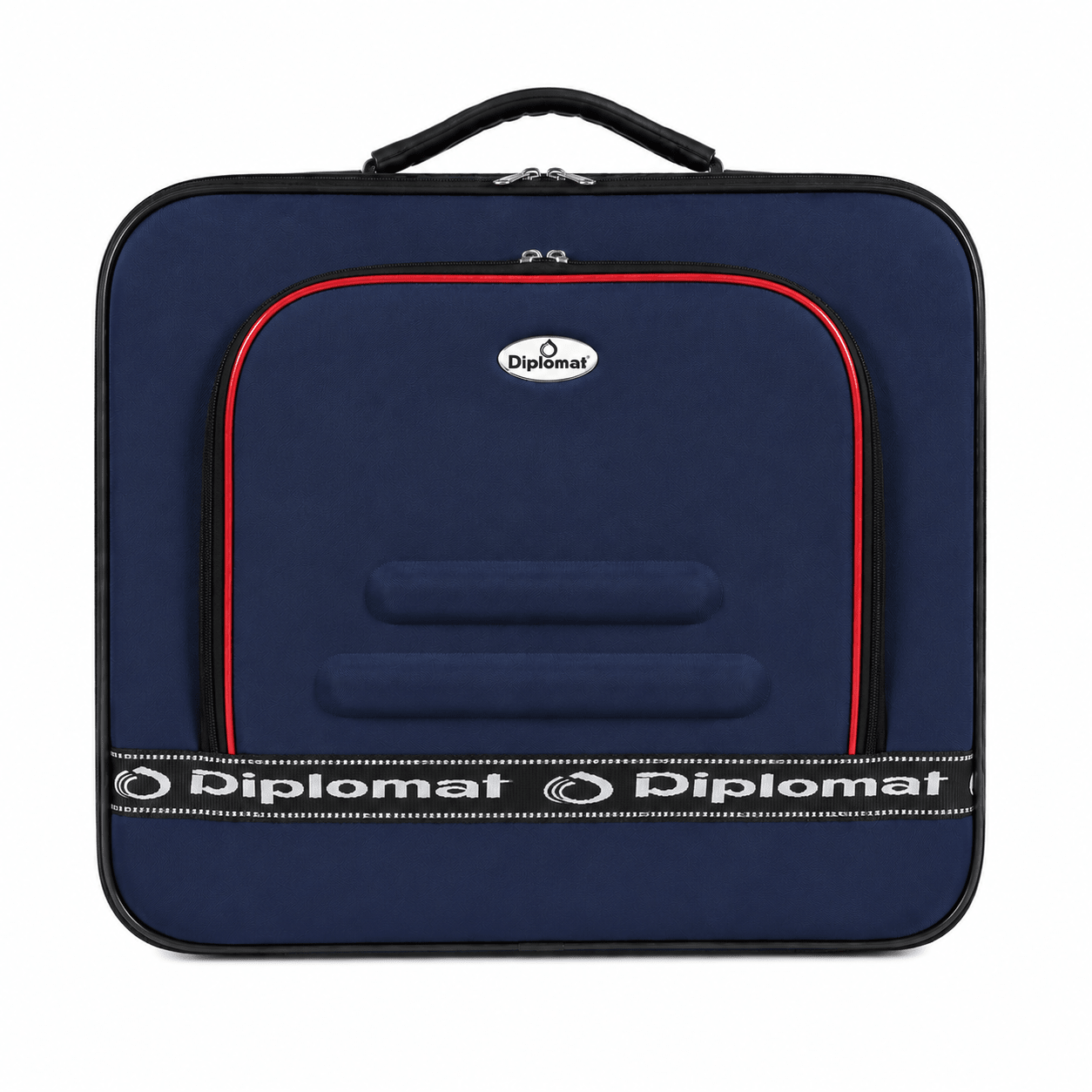Diplomat Soft - Side Travel Suitcase Is Made Of Lightweight - Blue - Win Bachat