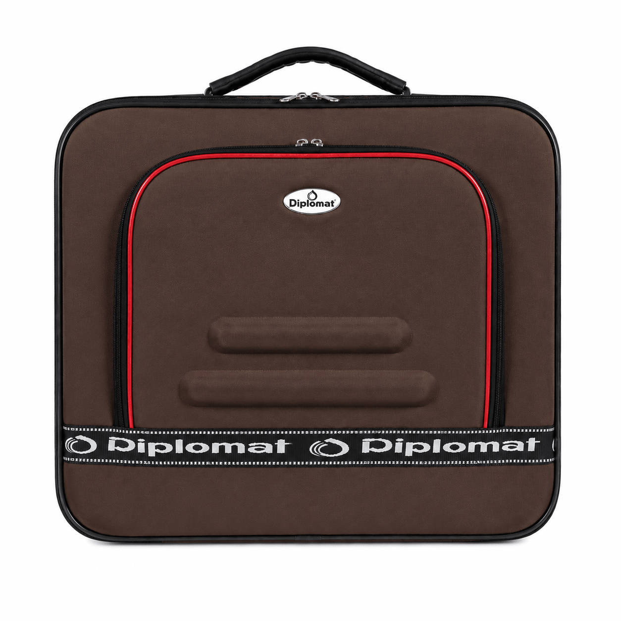 Diplomat Soft - Side Travel Suitcase Is Made Of Lightweight - Brown - Win Bachat