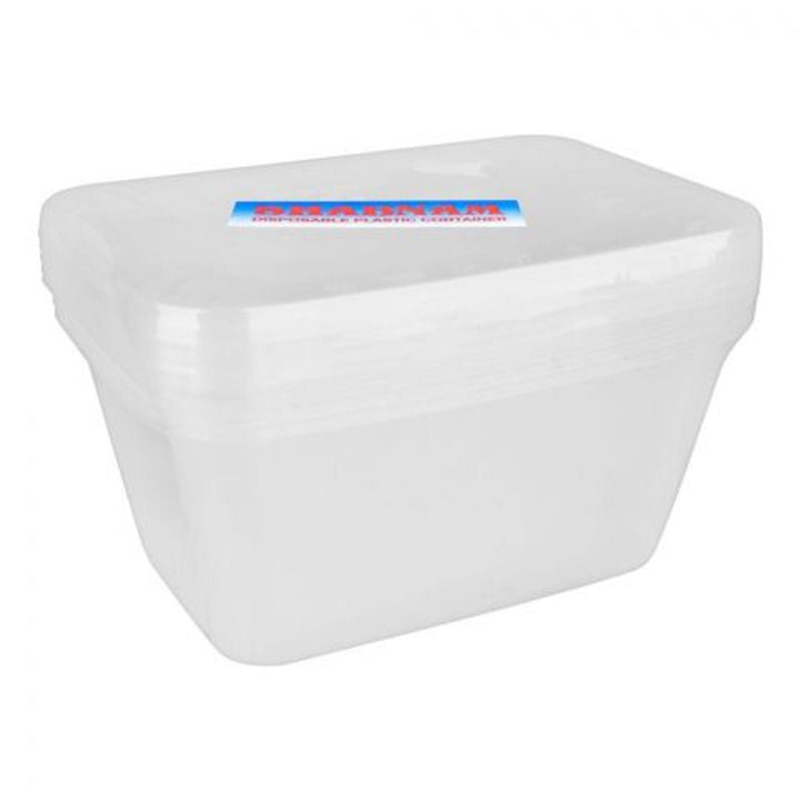 Disposable Plastic Container 1000ml - Win Bachat