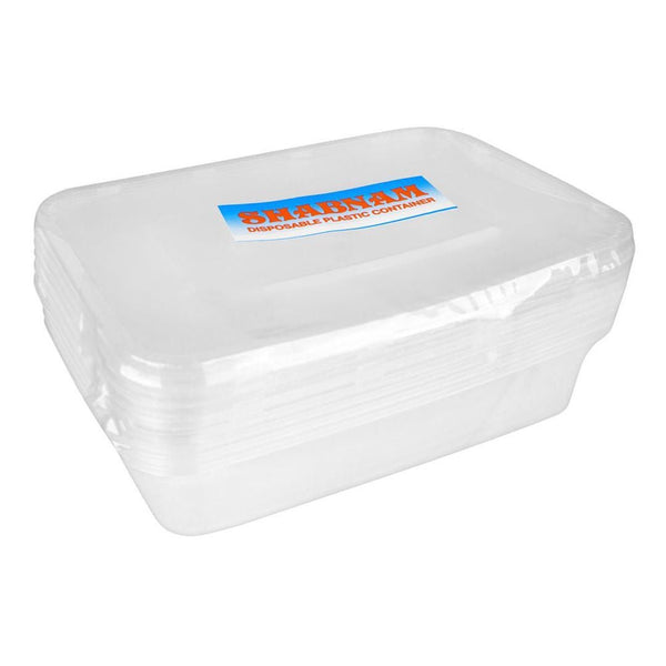 Disposable Plastic Container 500ml - Win Bachat