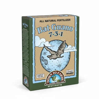 Down To Earth Bat Guano 7-3-1 Organic Fertilizer – 2 lb (0.91 kg) - Win Bachat