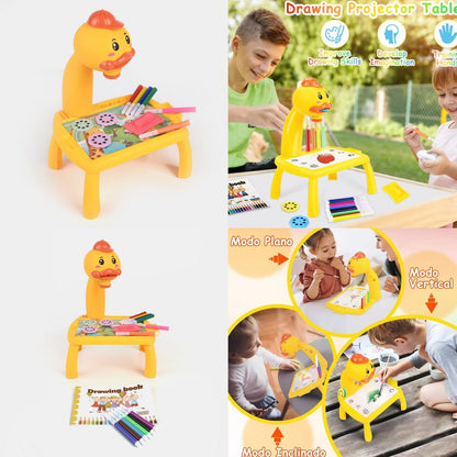 DUCK PROJECTOR DRAWING TABLE BOARD FOR KIDS - Win Bachat