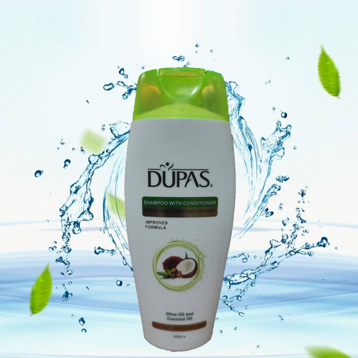 DUPAS Shampoo with Conditioner Olive Oil & Coconut Oil 200ml - Win Bachat