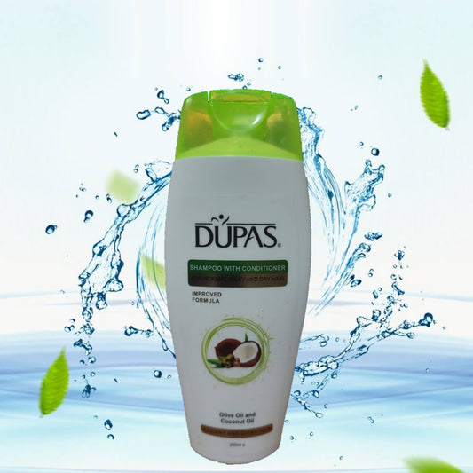 DUPAS Shampoo with Conditioner Olive Oil & Coconut Oil 200ml - Win Bachat