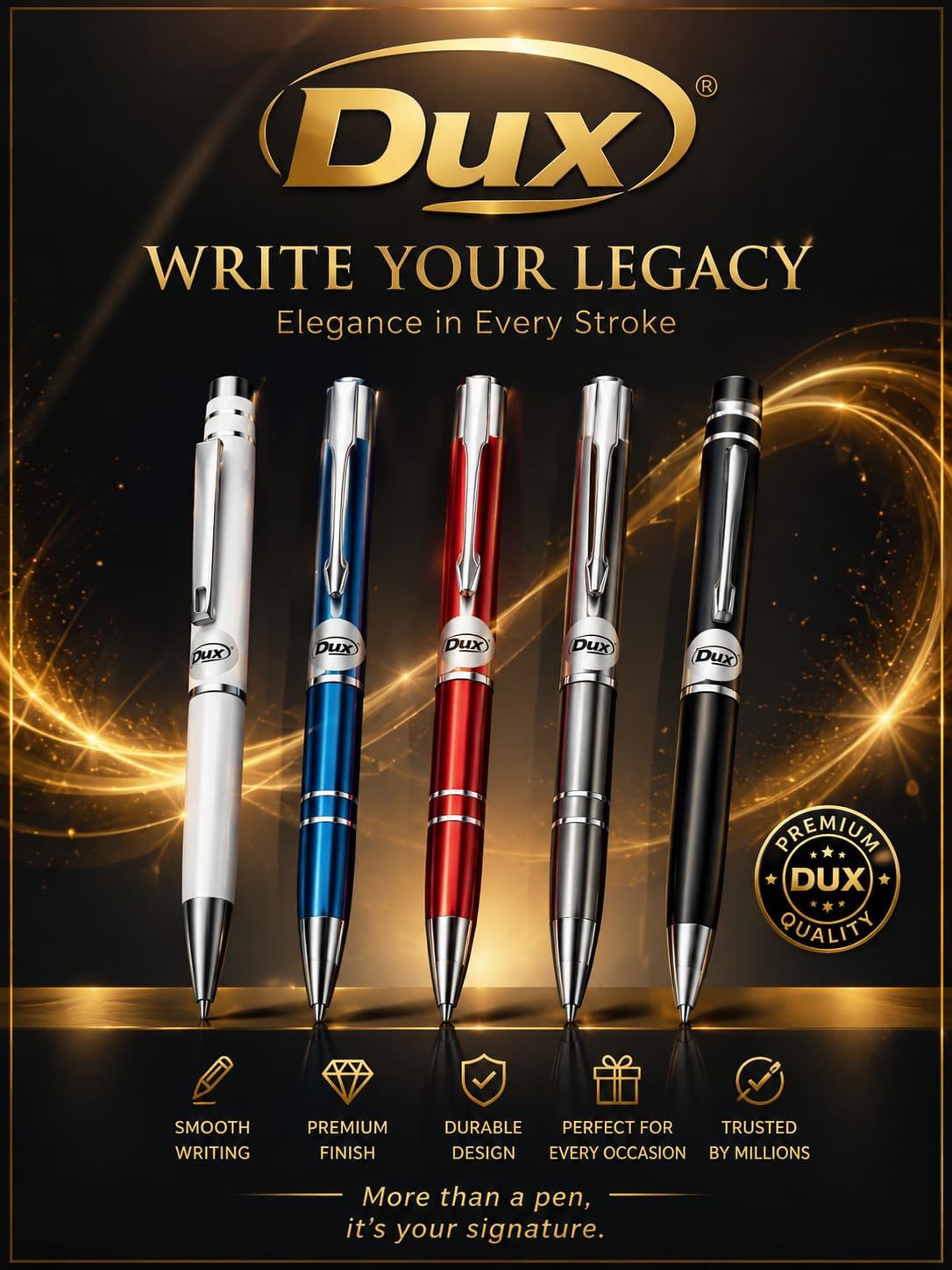 Dux Fancy Ball Pen With Gift Box - Win Bachat