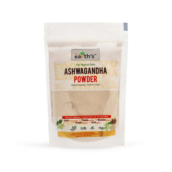 Earth's Ashwagandha Powder 120gm - Win Bachat