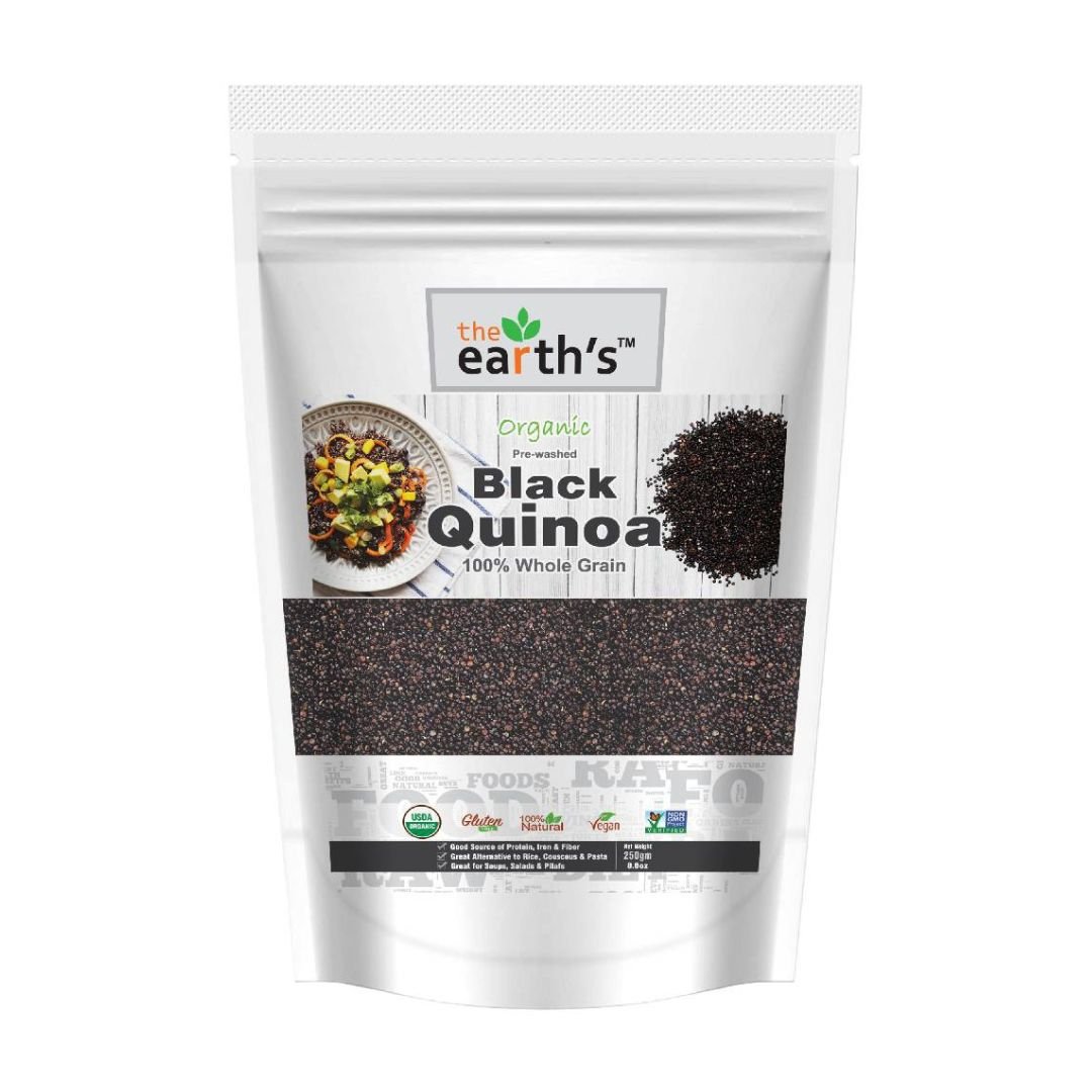 Earth's Black Quinoa 250gm - Win Bachat