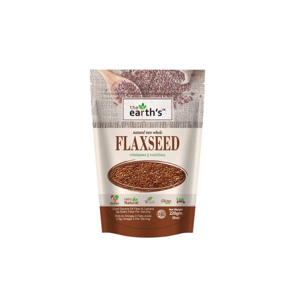 Earth's Flaxseeds 225gm - Win Bachat