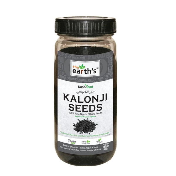 Earth's Kalonji Seeds 260gm Jar - Win Bachat