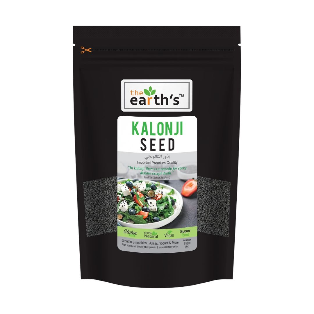 Earth's Kalonji Seeds 85gm Pouch - Win Bachat