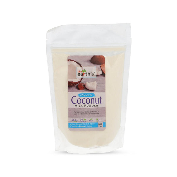 Earth's Organic Coconut Milk Powder 200gm - Win Bachat