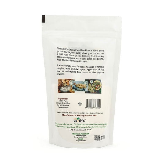 Earth's Rice Flour Gluten Free 500gm - Win Bachat