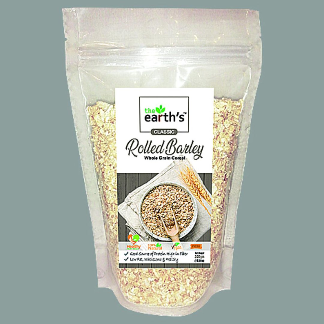 Earth's Rolled Barley 300gm - Win Bachat