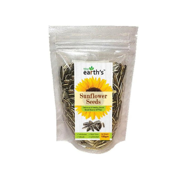 Earth's Sunflower Seeds Roasted 100gm - Win Bachat