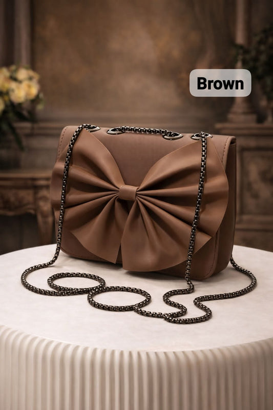 ELEGANT BOW STYLE LADIES HANDBAG - HB018 - 5 - Win Bachat