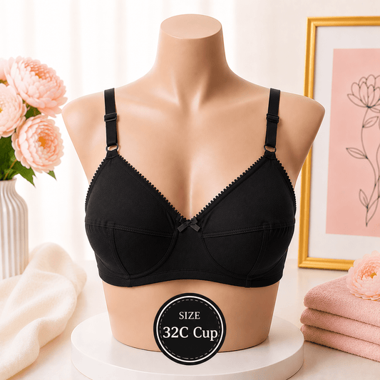 Everyday Comfort Cotton Bra - 32C CUP - Win Bachat