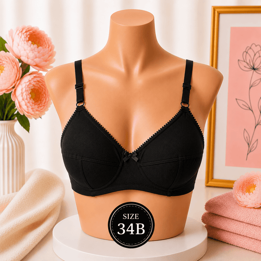 Everyday Comfort Cotton Bra - 34B - Win Bachat