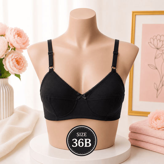 Everyday Comfort Cotton Bra - 36B - Win Bachat