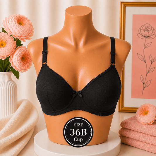Everyday Comfort Cotton Bra - (36B Cup) - Win Bachat