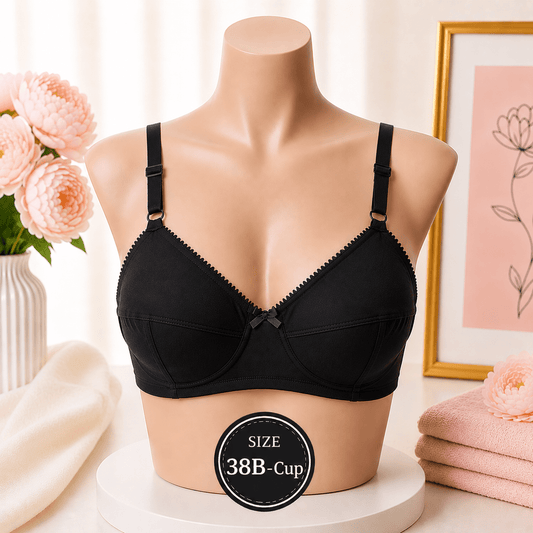 Everyday Comfort Cotton Bra - (38B Cup) - Win Bachat