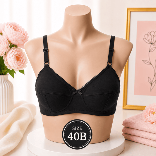 Everyday Comfort Cotton Bra - 40B - Win Bachat