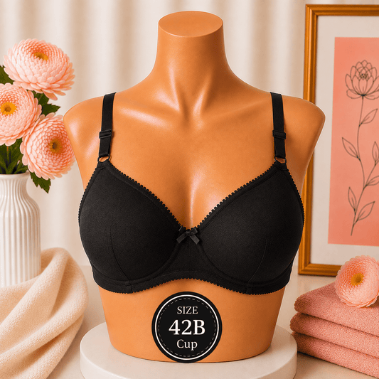 Everyday Comfort Cotton Bra - (42B Cup) - Win Bachat