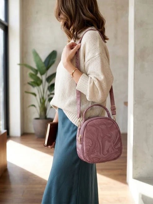 Everyday Crossbody Handbag - Dusty Pink - Win Bachat
