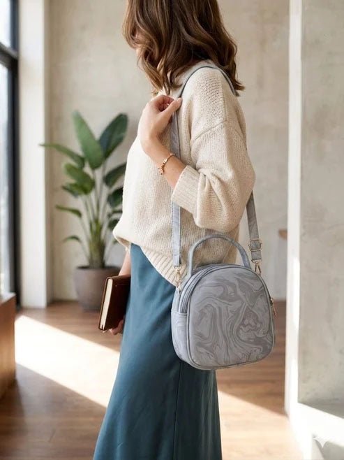 Everyday Crossbody Handbag - Grey - Win Bachat
