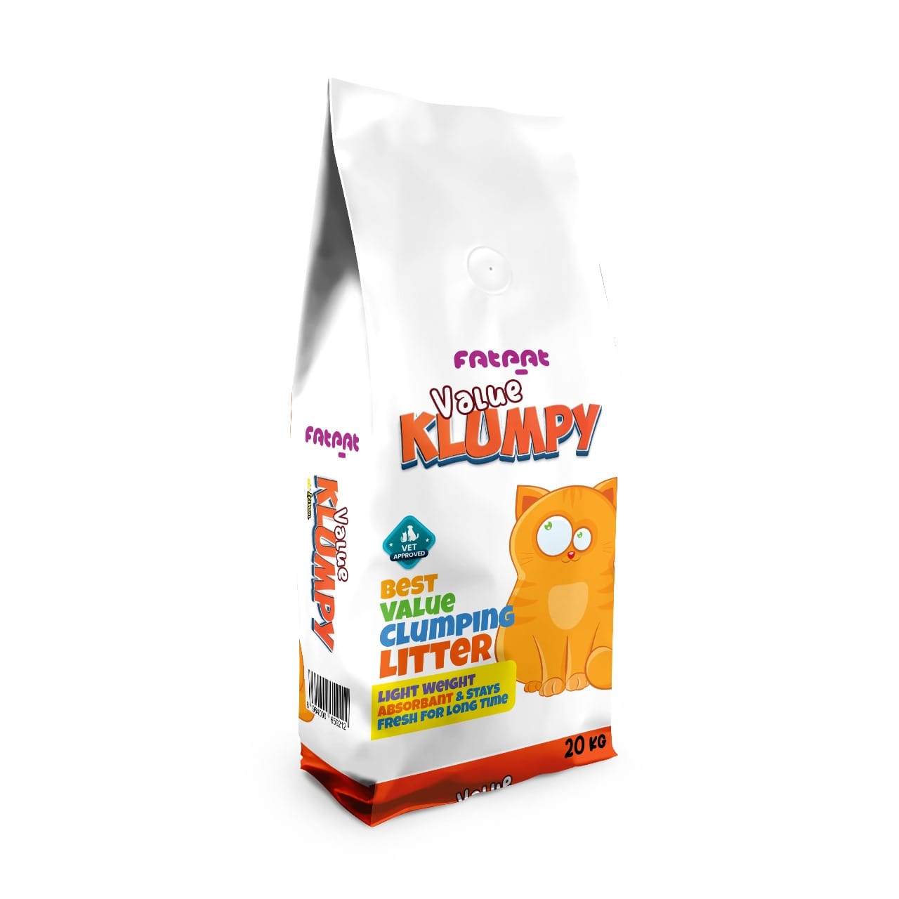 FATPAT VALUE KLUMPY BEST VALUE CLUMPING LITTER - 20 KG - Win Bachat