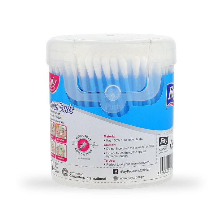 Fay Cotton Buds - 200'S (Blue) - Win Bachat