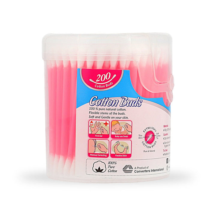 Fay Cotton Buds - 200'S (Pink) - Win Bachat