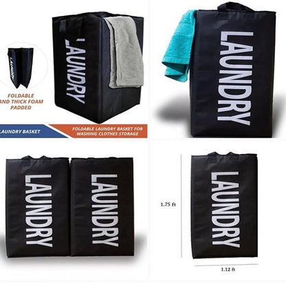 Foldable Laundry Bag Laundry Basket - Win Bachat
