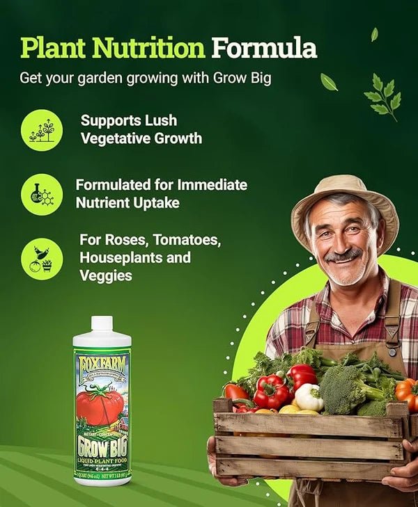FoxFarm Trio Liquid Fertilizer Set – Grow Big, Big Bloom & Tiger Bloom - Win Bachat