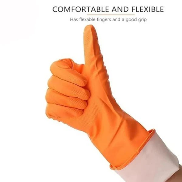 Gardening Rubber Gloves – Durable Protective Hand Gloves - Win Bachat