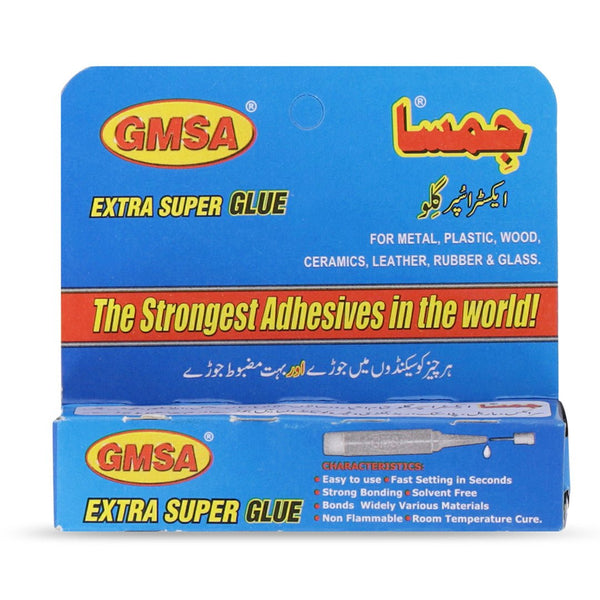 Gmsa Extra Super Glue 0.5Gm - 01Pc (Tube) - Win Bachat