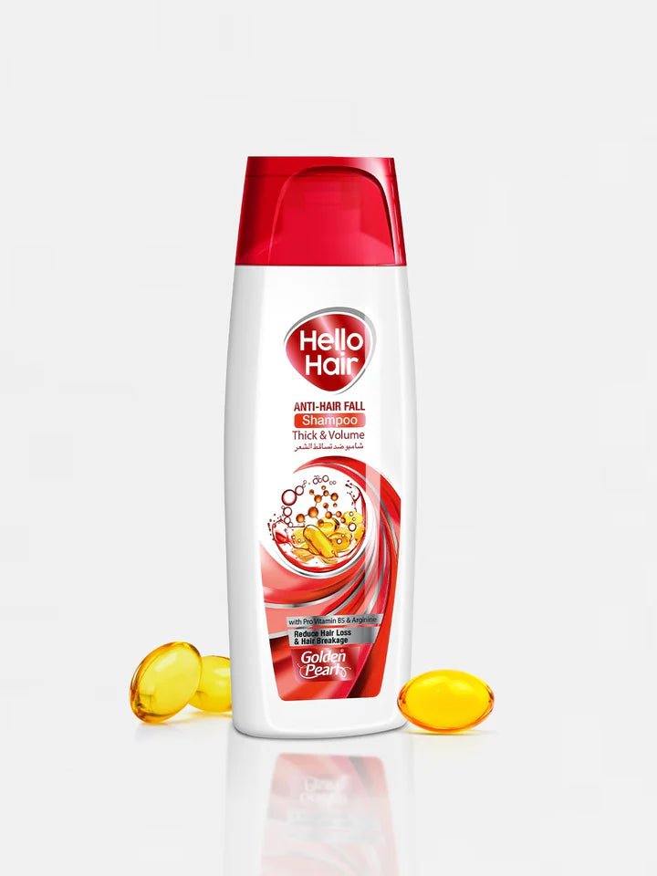 GOLDEN PEARL HELLO HAIR SHAMPOO - 180ml (Anti Hair Fall) - Win Bachat