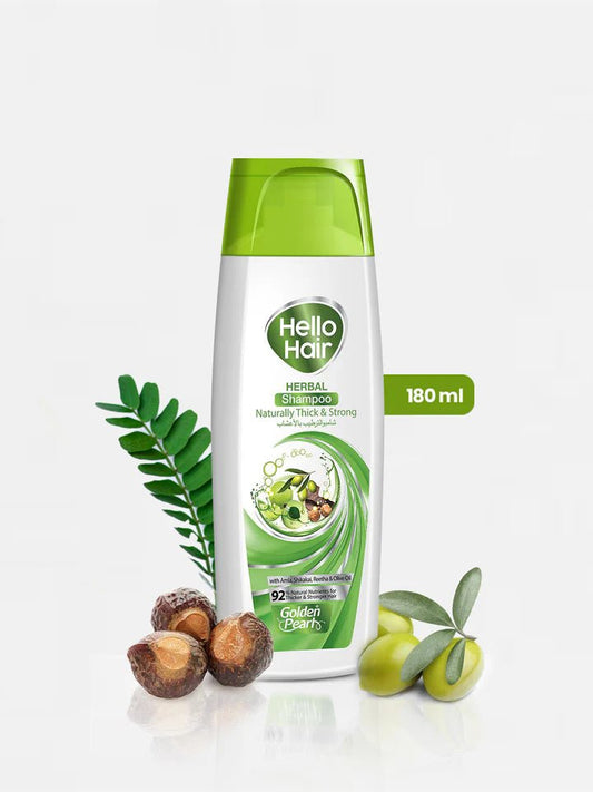 GOLDEN PEARL HELLO HAIR SHAMPOO - 180ml (Herbal) - Win Bachat