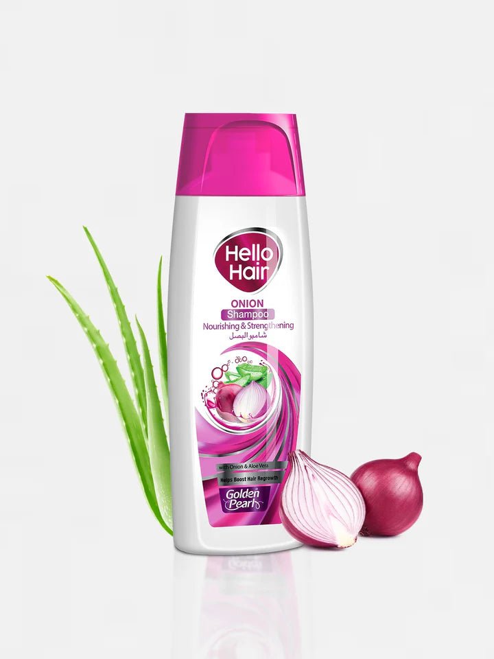 GOLDEN PEARL HELLO HAIR SHAMPOO - 180ml (Onion) - Win Bachat