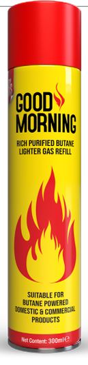 GOOD MORNING LIGHTER GAS - 300ML - Win Bachat